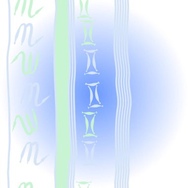 burç işaretleri ile dikişsiz desen, vektör illüstrasyon 