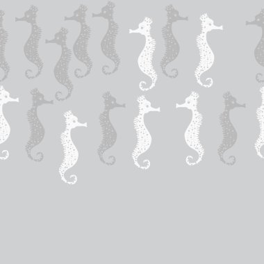 Denizatı deseni renkli vektör illüstrasyon. Kopyalama alanı