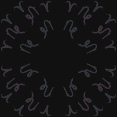 Soyut basit burçların kusursuz deseni, vektör illüstrasyonu