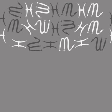 desen arka plan, Burç işaretleri ile vektör deseni 