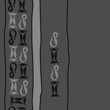 Soyut basit burçlar süs ile Dikişsiz desen