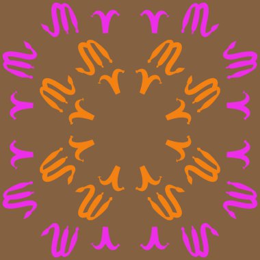 desen arka plan, Zodiac Signs 