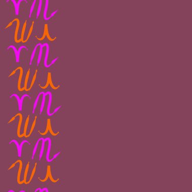 Zodiac Signs Dikişsiz desen. Vektör Illustration