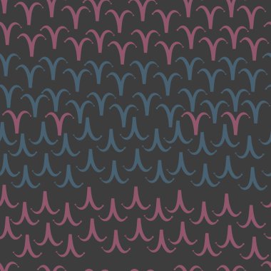 Soyut basit burç süs sembolleri Dikişsiz desen