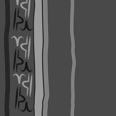 Soyut basit zodyak süsleme Dikişsiz desen