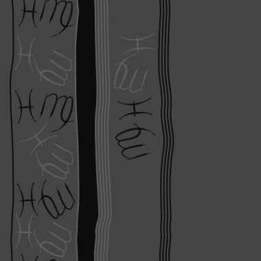 Soyut basit zodyak süsleme Dikişsiz desen