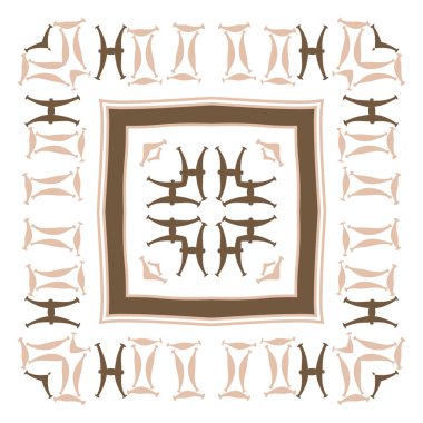 Soyut basit burç süslerinin kusursuz deseni