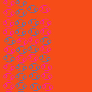 Soyut basit burç süslerinin kusursuz deseni