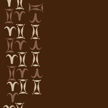 Burçlar ile dikişsiz desen, vektör arka plan