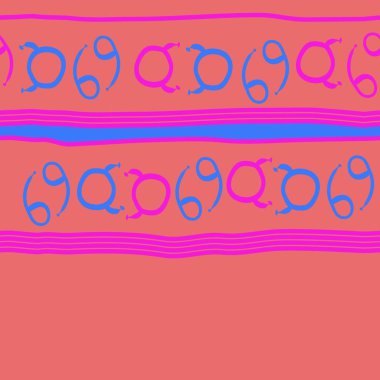 farklı sembollerle kesintisiz vektör arka planı