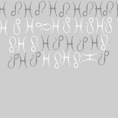 Zodiac Signs ile farklı Dikişsiz desen