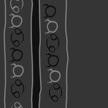 farklı sembollerle kesintisiz vektör arka planı