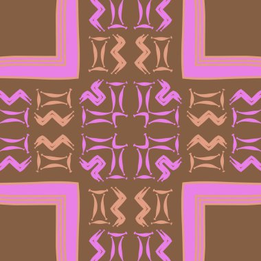 burç işaretleri ile dikişsiz desen, vektör illüstrasyon 