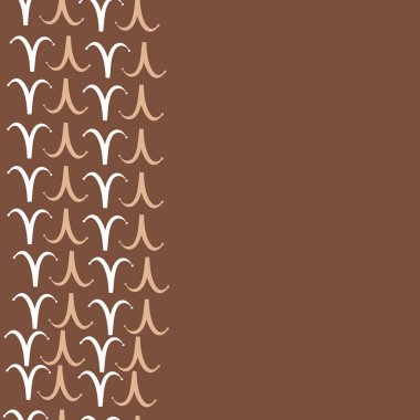 Soyut basit süsleme Dikişsiz desen