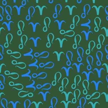 Soyut basit zodyak süsleme Dikişsiz desen