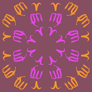 desen arka plan, Burç işaretleri ile vektör deseni 