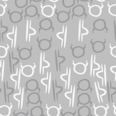 Soyut basit zodyak süsleme Dikişsiz desen