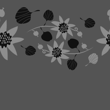 Kusursuz çiçek deseni, vektör çizimi