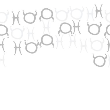 Boğa ve İkizler astrolojik işaretler, zodyak sembolleri vektör illüstrasyon