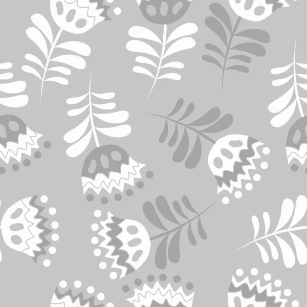Patrón Floral Sin Costuras Ilustración Vectorial — Vector de stock