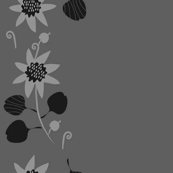 Motif Floral Sans Couture Illustration Vectorielle — Image vectorielle