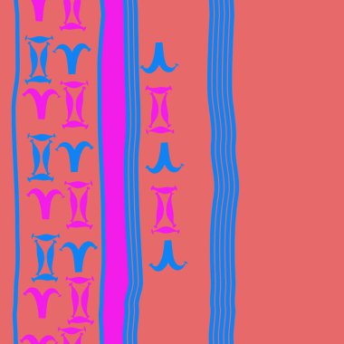 Koç ve başak Zodiac Signs ile Dikişsiz desen