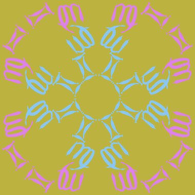 desen arka plan, Zodiac Signs 