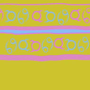 farklı sembollerle kesintisiz vektör arka planı