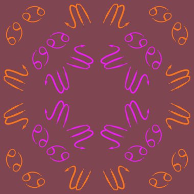 süs arka plan, soyut vektör deseni