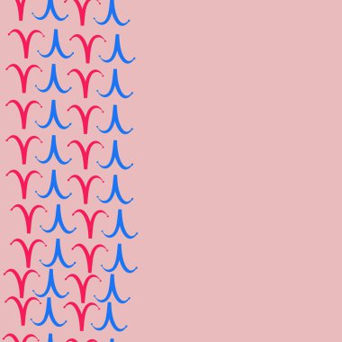 Soyut basit süsleme Dikişsiz desen