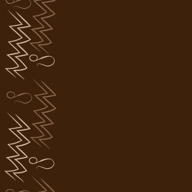 Soyut basit dalgalar süs dikişsiz desen