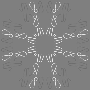 Soyut basit zodyak süsleme Dikişsiz desen