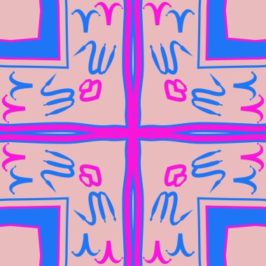 süsler illüstrasyon ile vektör soyut çapraz 