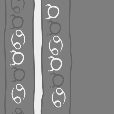 farklı sembollerle kesintisiz vektör arka planı