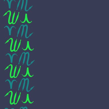 Zodiac Signs Dikişsiz desen. Vektör Illustration