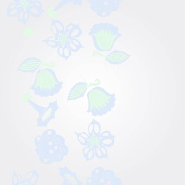 Soyut basit yaprakların kusursuz deseni