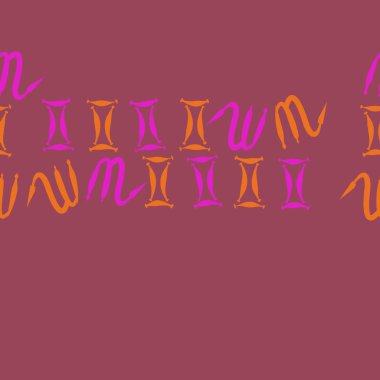 burç işaretleri ile dikişsiz desen, vektör illüstrasyon 