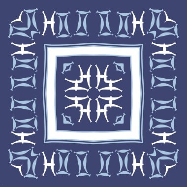 Soyut basit burç süslerinin kusursuz deseni