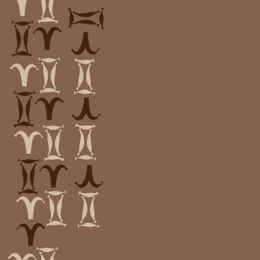 Burçlar ile dikişsiz desen, vektör arka plan