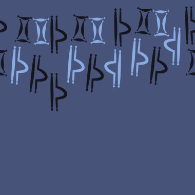 Soyut basit süsleme Dikişsiz desen