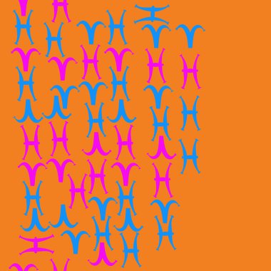 Burç işaretleri ile vektör desen arka plan  