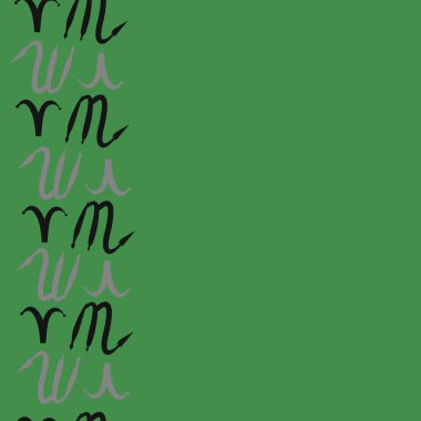 Zodiac Signs Dikişsiz desen. Vektör Illustration