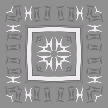 Soyut basit burç süslerinin kusursuz deseni