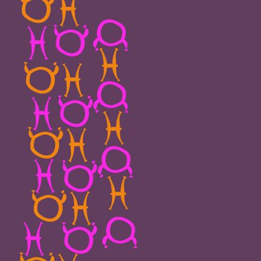 farklı sembollerle kesintisiz vektör arka planı