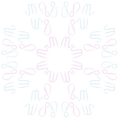 Soyut basit zodyak süsleme Dikişsiz desen