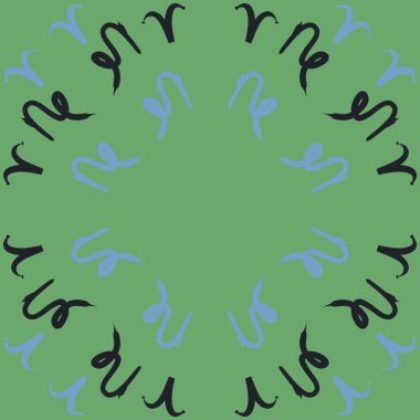 Soyut basit burçların kusursuz deseni, vektör illüstrasyonu