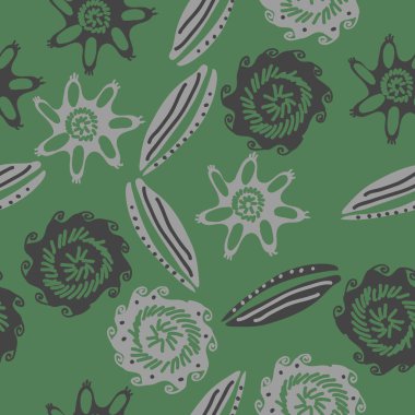 dikişsiz deniz deseni, sadece vektör illüstrasyon