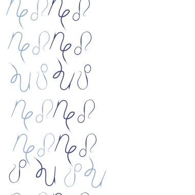 Soyut basit zodyak süsleme Dikişsiz desen