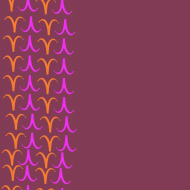 Soyut basit süsleme Dikişsiz desen