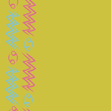 desen arka plan, Burç işaretleri ile vektör deseni 